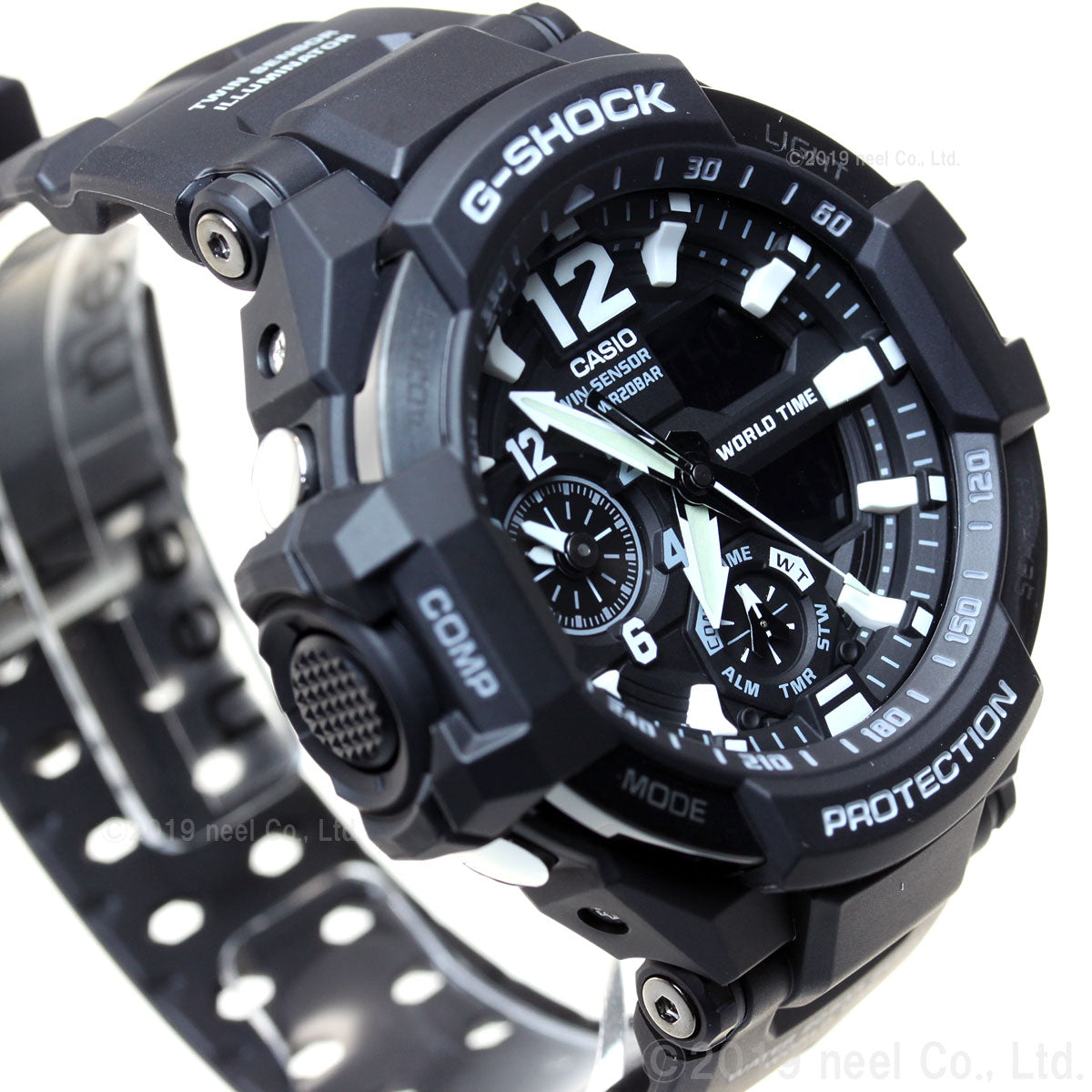 G-SHOCK ブラック カシオ Gショック スカイコックピット CASIO SKY COCKPIT 腕時計 メンズ アナデジ GA-1100-1AJF