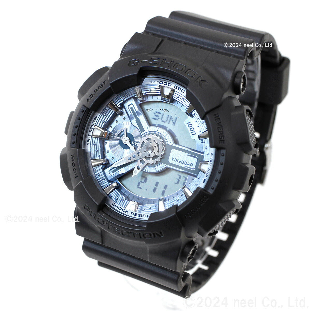 G-SHOCK カシオ Gショック CASIO アナデジ 腕時計 メンズ GA-110CD-1A2JF Metallic Color Dial Series アイスブルー【2024 新作】