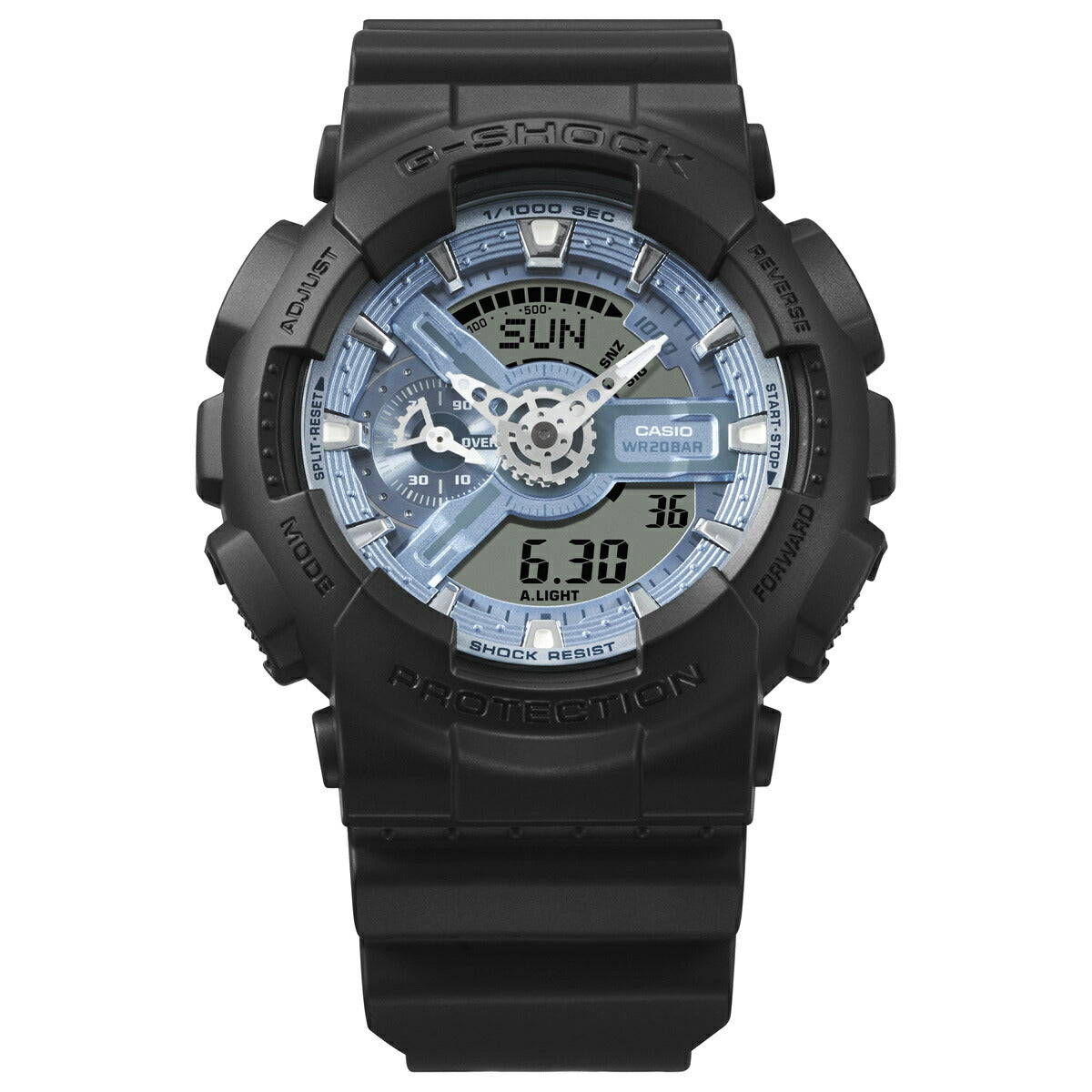 G-SHOCK カシオ Gショック CASIO アナデジ 腕時計 メンズ GA-110CD-1A2JF Metallic Color Dial Series アイスブルー【2024 新作】