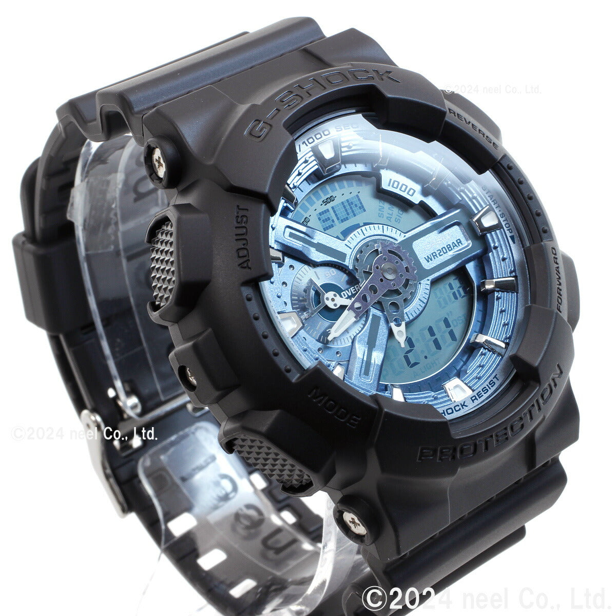 G-SHOCK カシオ Gショック CASIO アナデジ 腕時計 メンズ GA-110CD-1A2JF Metallic Color Dial Series アイスブルー【2024 新作】