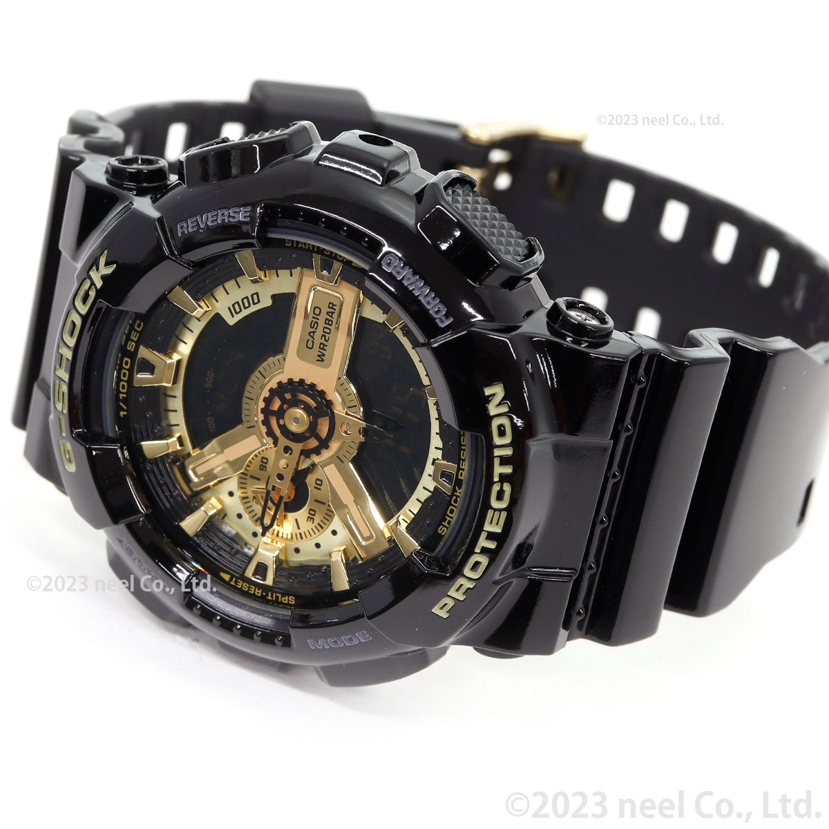 G-SHOCK カシオ Gショック 限定モデル アナデジ ブラック×ゴールドシリーズ 腕時計 メンズ Black×Gold Series GA-110GB-1AJF