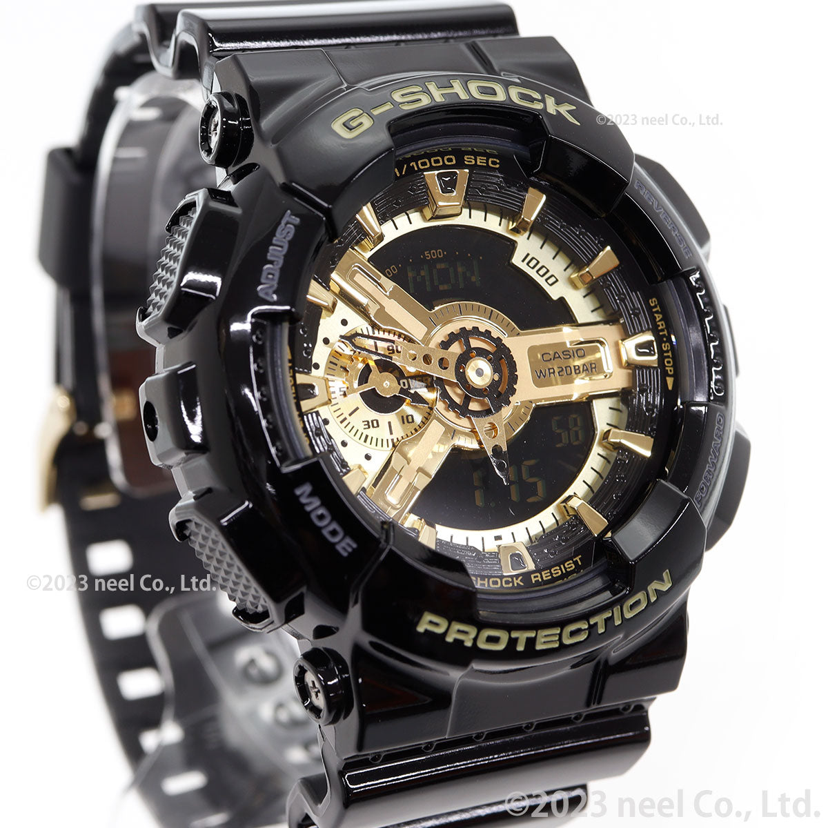 G-SHOCK カシオ Gショック 限定モデル アナデジ ブラック×ゴールドシリーズ 腕時計 メンズ Black×Gold Series GA-110GB-1AJF