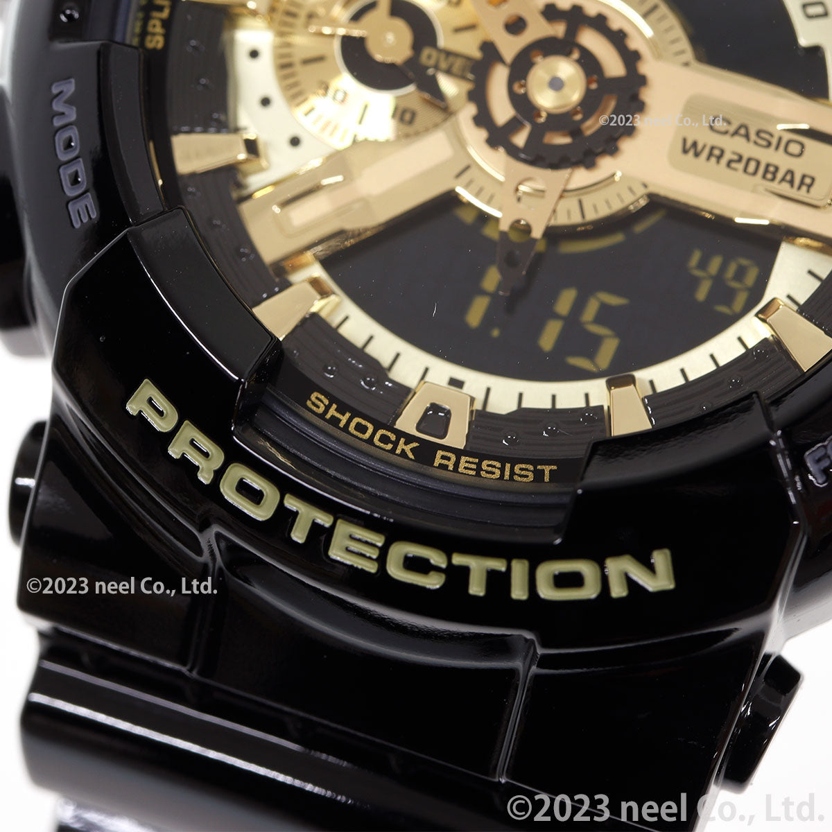 G-SHOCK カシオ Gショック 限定モデル アナデジ ブラック×ゴールドシリーズ 腕時計 メンズ Black×Gold Series GA-110GB-1AJF