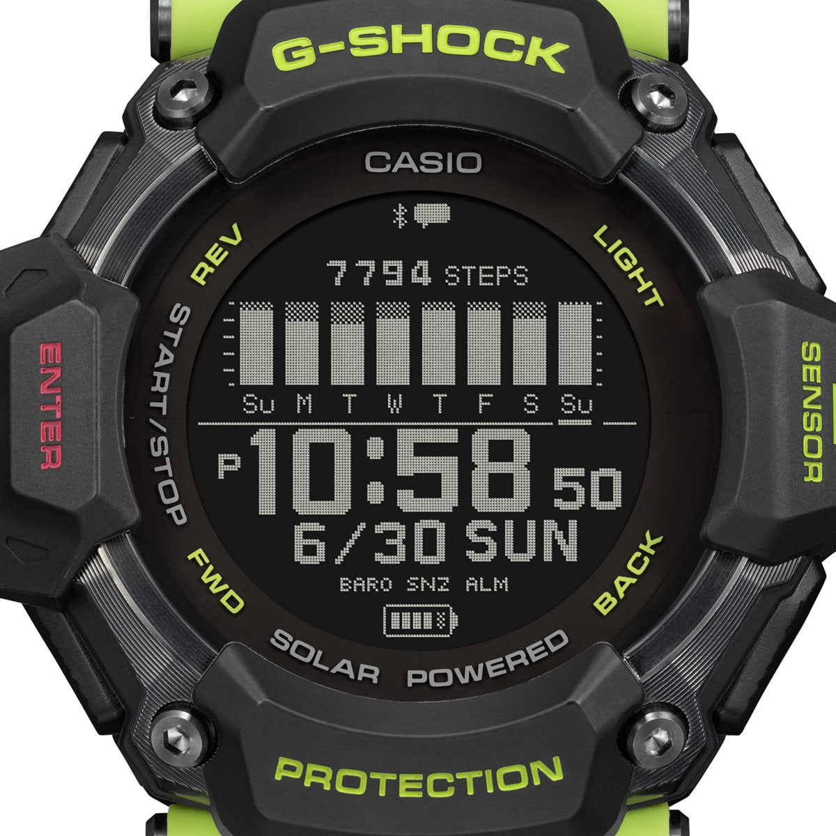 G-SHOCK G-SQUAD カシオ Gショック ジースクワッド CASIO GBD-H2000-1A9JR Bluetooth搭載 GPS 腕時計 メンズ スマートフォンリンク
