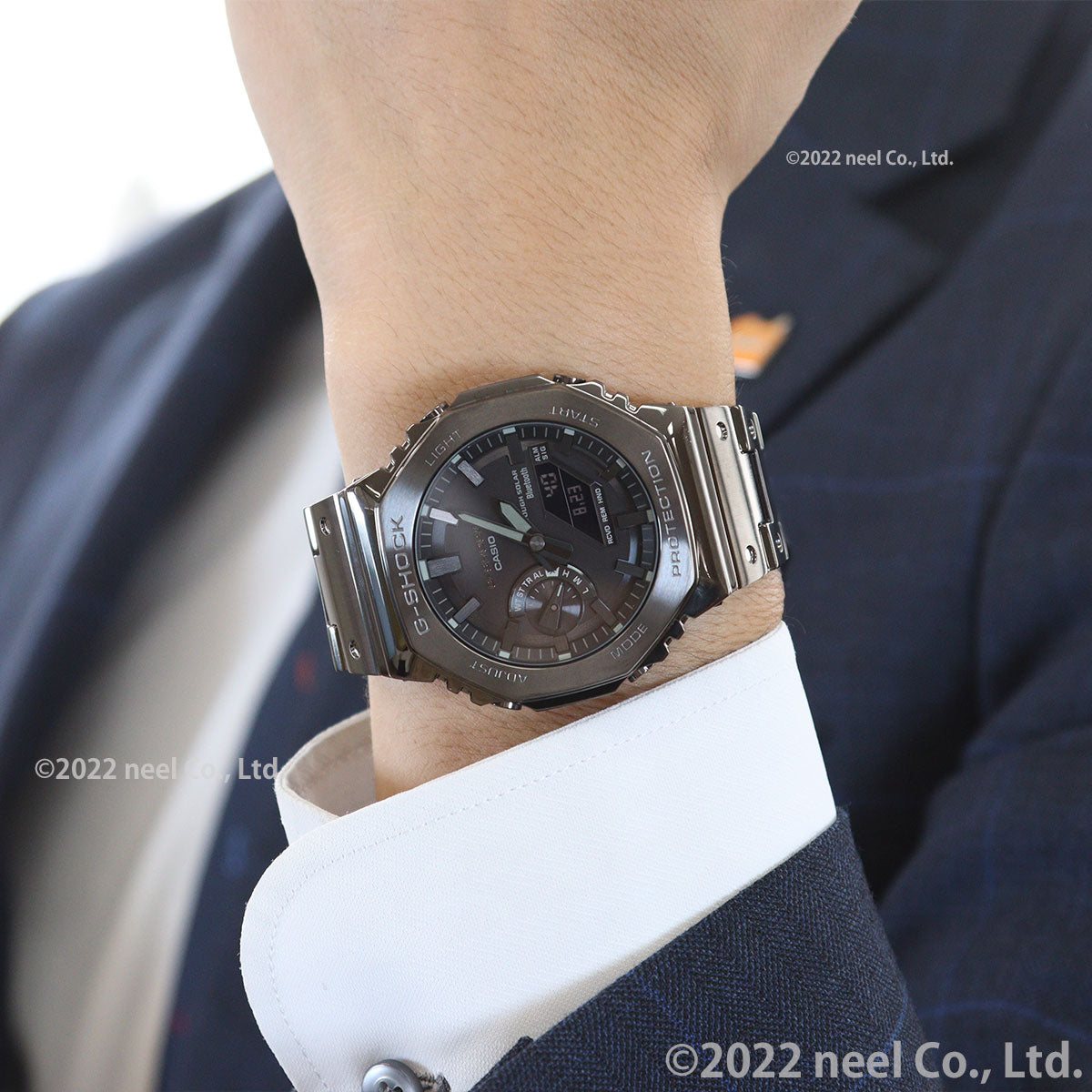 G-SHOCK カシオ Gショック CASIO GM-B2100BD-1AJF タフソーラー フルメタル ブラック 腕時計 メンズ スマートフォンリンク