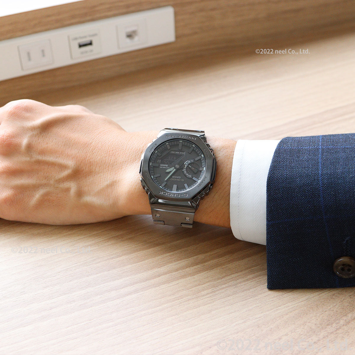 G-SHOCK カシオ Gショック CASIO GM-B2100BD-1AJF タフソーラー フルメタル ブラック 腕時計 メンズ スマートフォンリンク