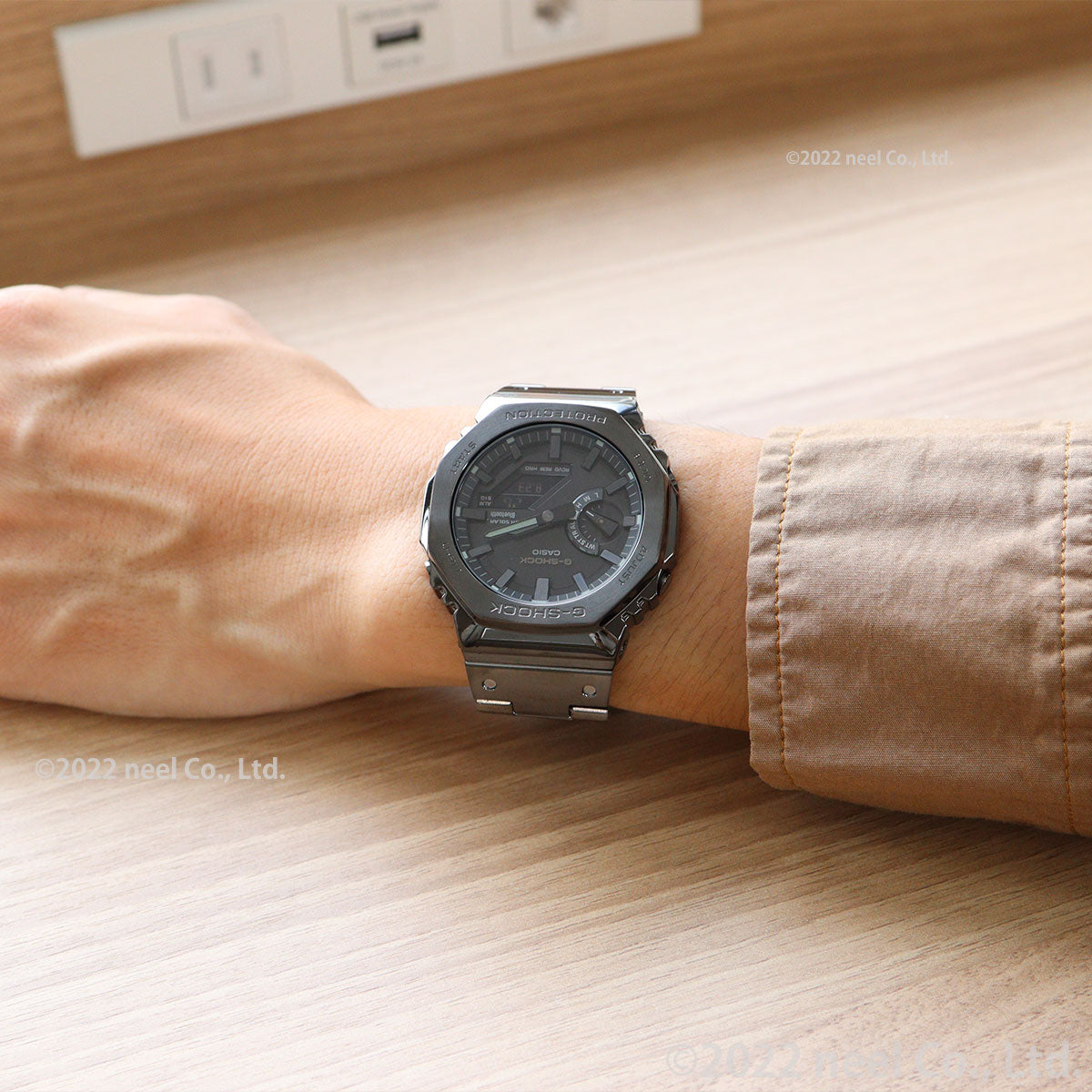 G-SHOCK カシオ Gショック CASIO GM-B2100BD-1AJF タフソーラー フルメタル ブラック 腕時計 メンズ スマートフォンリンク