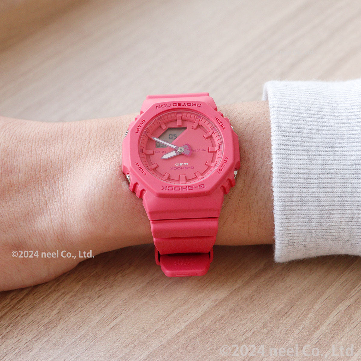 G-SHOCK カシオ Gショック CASIO アナデジ 腕時計 メンズ レディース GMA-P2100-4AJF GMA-S2100 小型化モデル TONE-ON-TONE Series ブライトピンク【2024 新作】