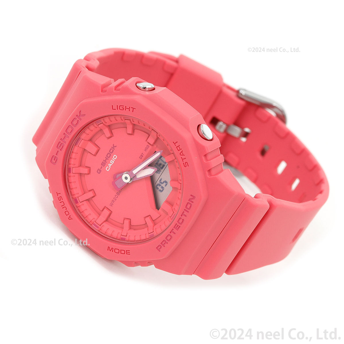 G-SHOCK カシオ Gショック CASIO アナデジ 腕時計 メンズ レディース GMA-P2100-4AJF GMA-S2100 小型化モデル TONE-ON-TONE Series ブライトピンク【2024 新作】