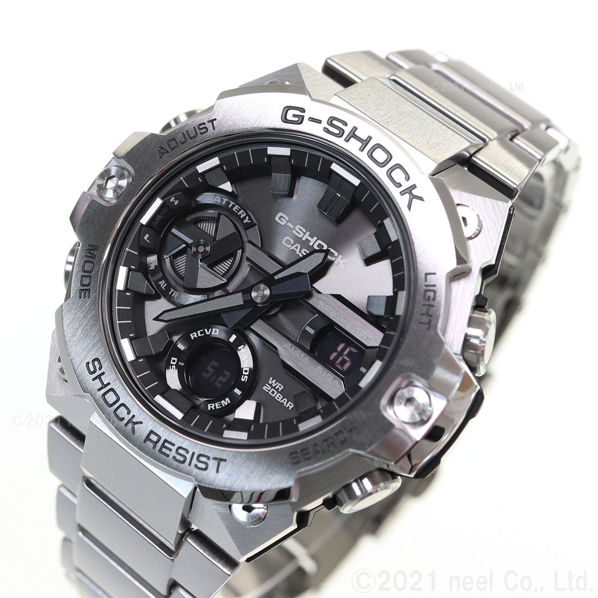 G-SHOCK ソーラー G-STEEL カシオ Gショック Gスチール CASIO 腕時計 メンズ タフソーラー GST-B400D-1AJF
