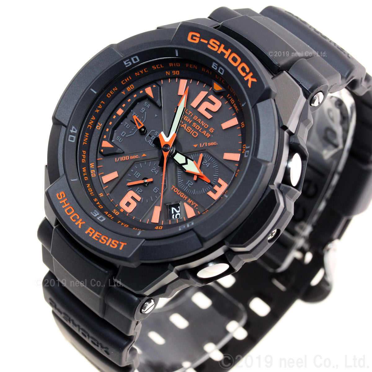 G-SHOCK 電波 ソーラー腕時計 カシオ Gショック スカイコックピット GSHOCK SKY COCKPIT CASIO GW-3000B-1AJF ブラック【新作モデル】【正規品】【正規品】【送料無料】