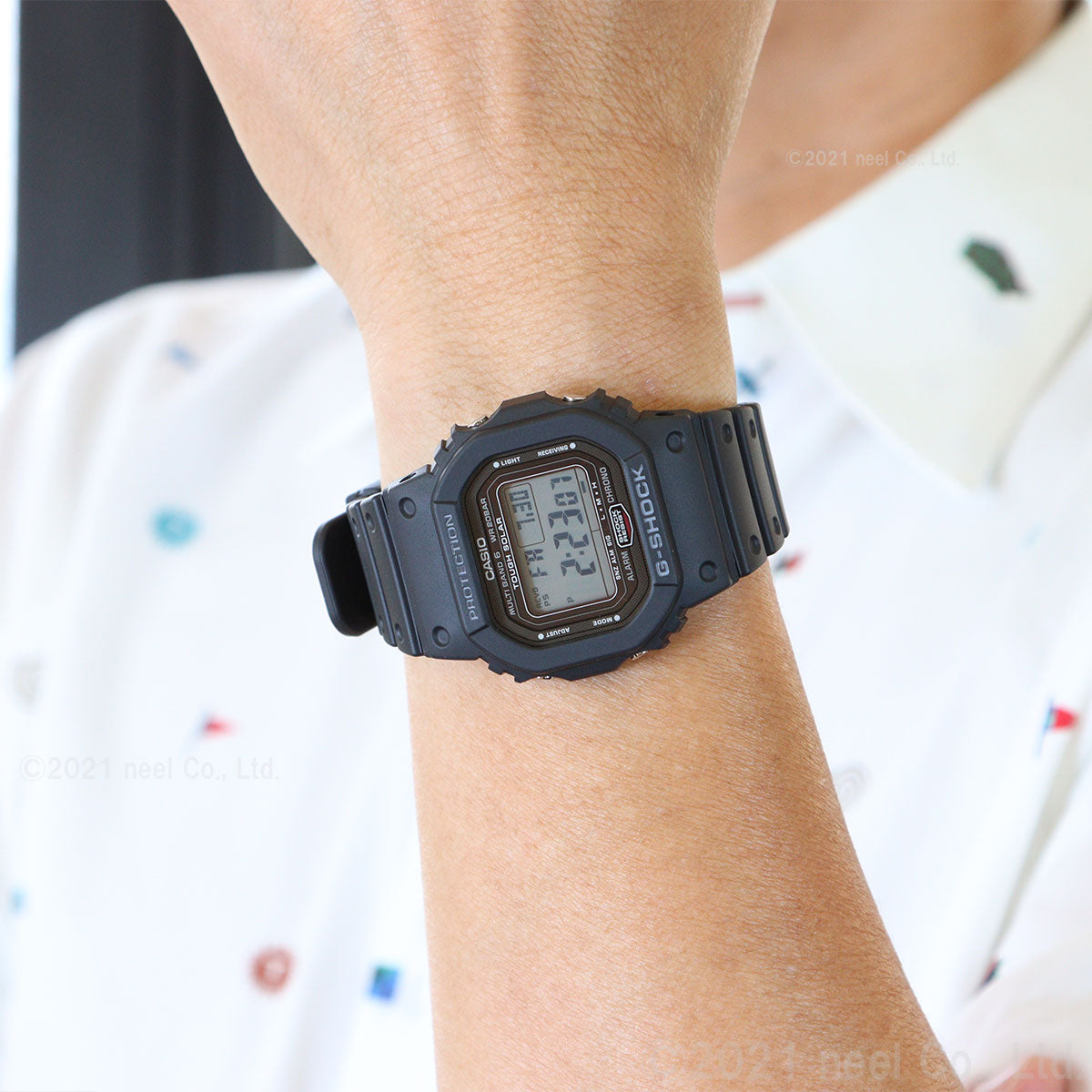 G-SHOCK Gショック GW-5000U-1JF 電波 ソーラー 電波時計 5600 ブラック デジタル メンズ 腕時計 カシオ CASIO タフソーラー