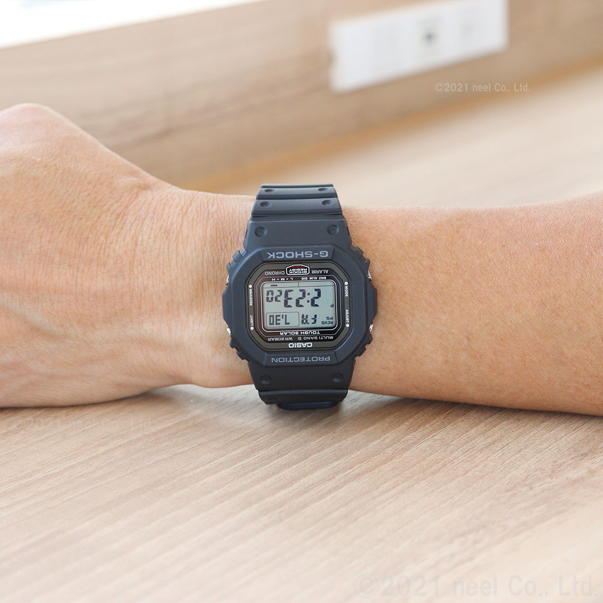 G-SHOCK Gショック GW-5000U-1JF 電波 ソーラー 電波時計 5600 ブラック デジタル メンズ 腕時計 カシオ CASIO タフソーラー