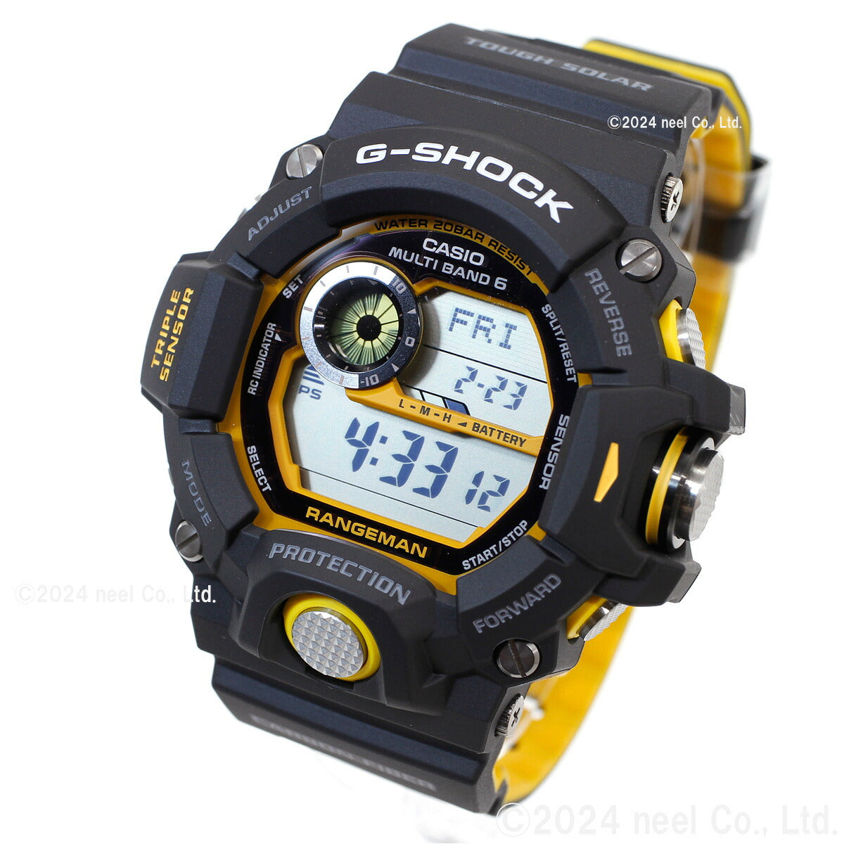 G-SHOCK カシオ Gショック レンジマン CASIO RANGEMAN GW-9400YJ-1JF 電波 ソーラー 電波時計 腕時計 メンズ MASTER OF G