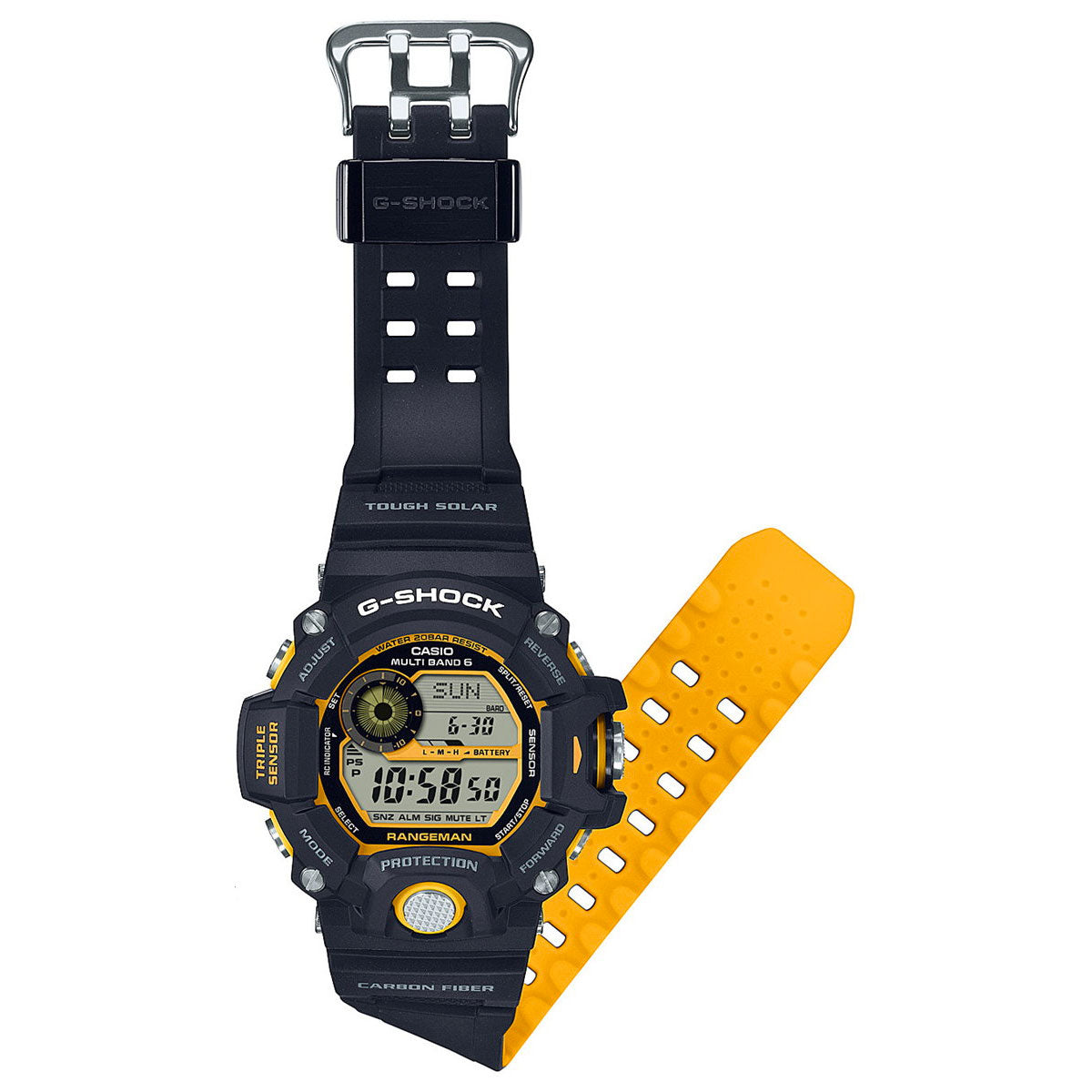 G-SHOCK カシオ Gショック レンジマン CASIO RANGEMAN GW-9400YJ-1JF 電波 ソーラー 電波時計 腕時計 メンズ MASTER OF G