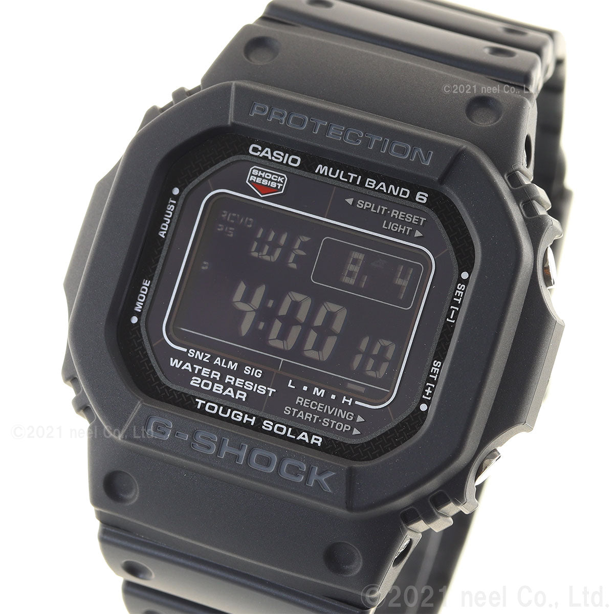 G-SHOCK Gショック GW-M5610U-1BJF 電波 ソーラー 電波時計 5600 ブラック デジタル メンズ 腕時計 カシオ CASIO タフソーラー