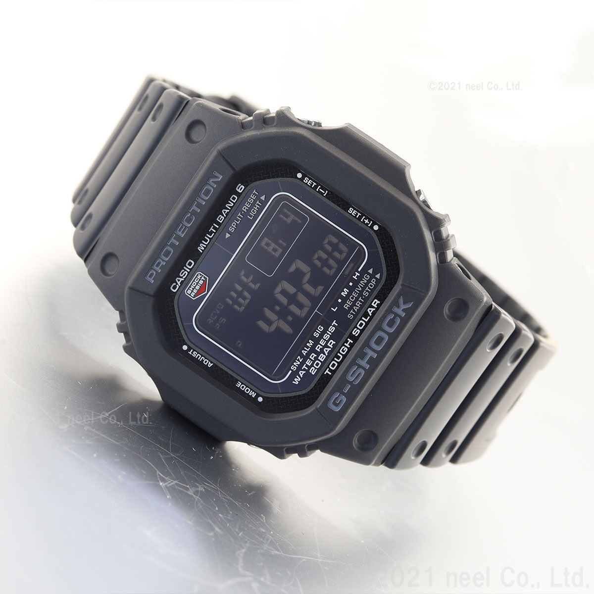 G-SHOCK Gショック GW-M5610U-1BJF 電波 ソーラー 電波時計 5600 ブラック デジタル メンズ 腕時計 カシオ CASIO タフソーラー