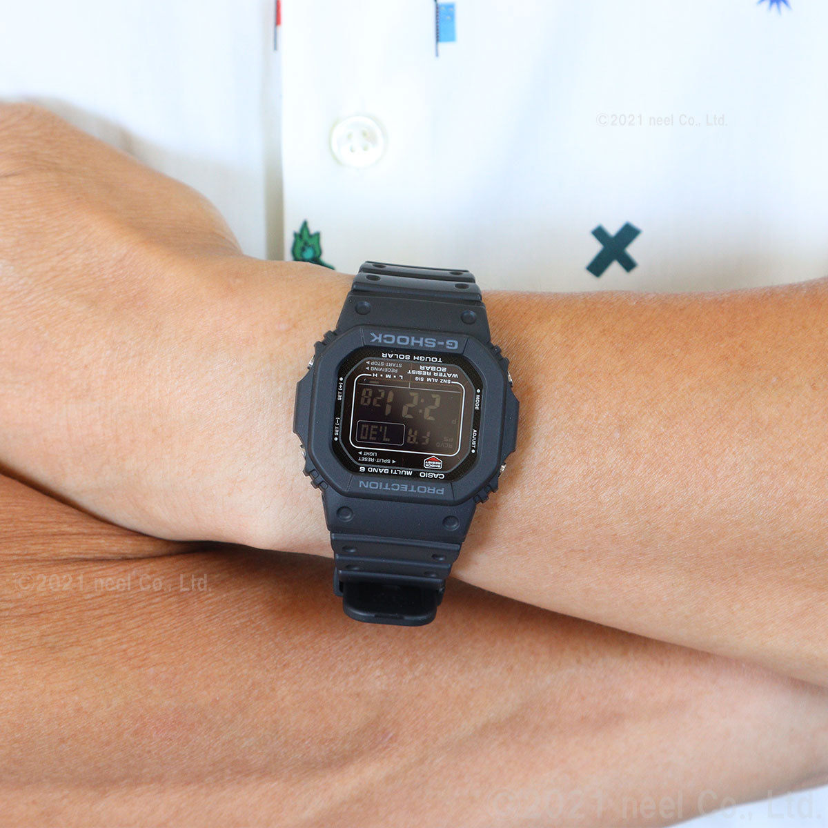 G-SHOCK Gショック GW-M5610U-1BJF 電波 ソーラー 電波時計 5600 ブラック デジタル メンズ 腕時計 カシオ CASIO タフソーラー
