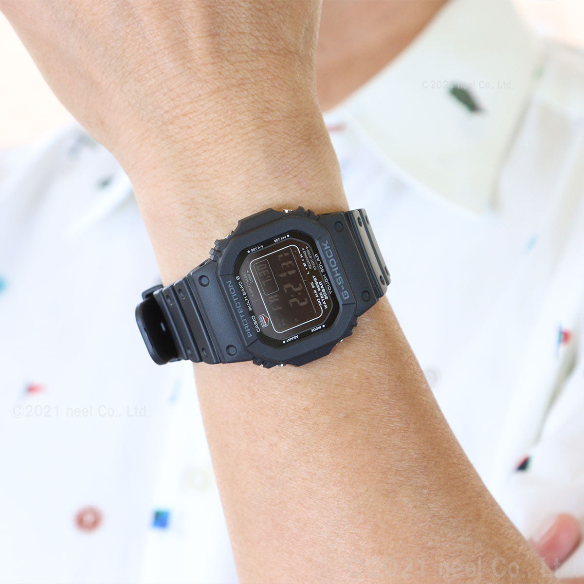 G-SHOCK Gショック GW-M5610U-1BJF 電波 ソーラー 電波時計 5600 ブラック デジタル メンズ 腕時計 カシオ CASIO タフソーラー