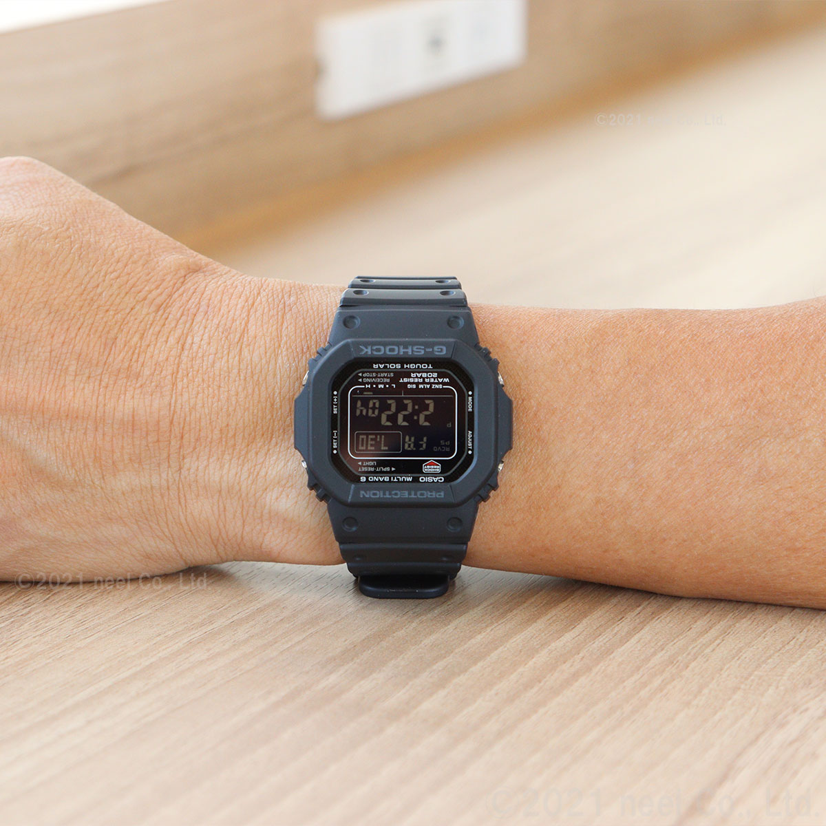 G-SHOCK Gショック GW-M5610U-1BJF 電波 ソーラー 電波時計 5600 ブラック デジタル メンズ 腕時計 カシオ CASIO タフソーラー