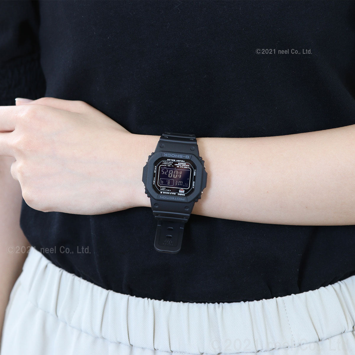 G-SHOCK Gショック GW-M5610U-1BJF 電波 ソーラー 電波時計 5600 ブラック デジタル メンズ 腕時計 カシオ CASIO タフソーラー