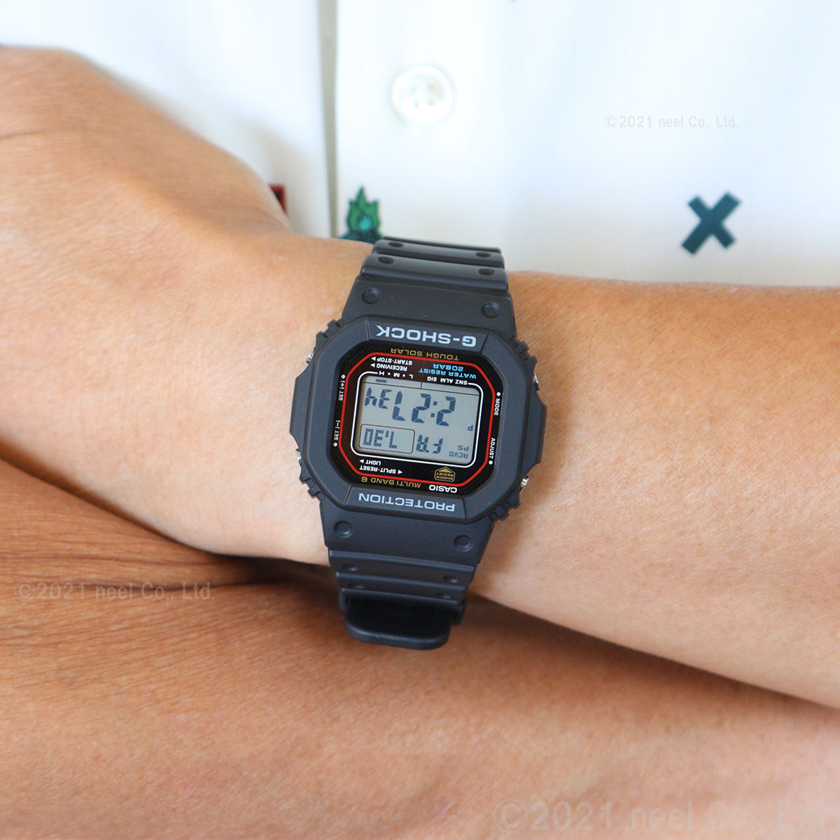 G-SHOCK Gショック GW-M5610U-1JF 電波 ソーラー 電波時計 5600 ブラック デジタル メンズ 腕時計 カシオ CASIO タフソーラー