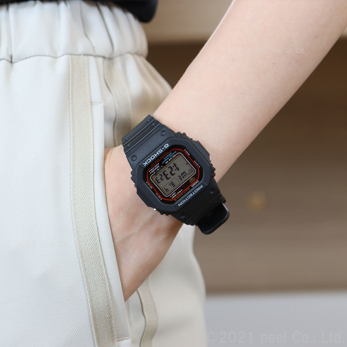 G-SHOCK Gショック GW-M5610U-1JF 電波 ソーラー 電波時計 5600 ブラック デジタル メンズ 腕時計 カシオ CASIO タフソーラー
