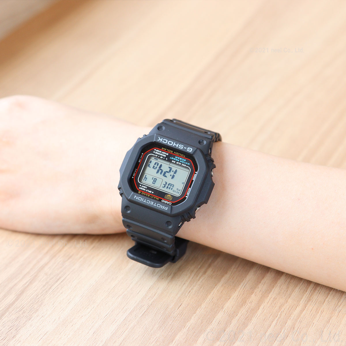 G-SHOCK Gショック GW-M5610U-1JF 電波 ソーラー 電波時計 5600 ブラック デジタル メンズ 腕時計 カシオ CASIO タフソーラー