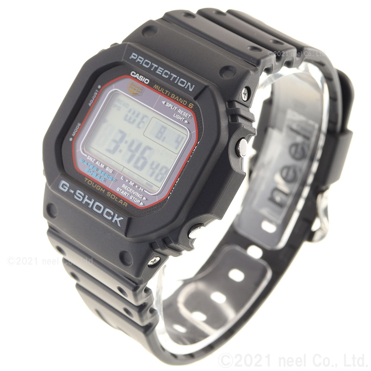 G-SHOCK Gショック GW-M5610U-1JF 電波 ソーラー 電波時計 5600 ブラック デジタル メンズ 腕時計 カシオ CASIO タフソーラー