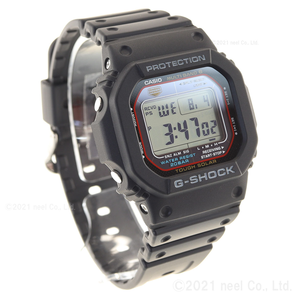 G-SHOCK Gショック GW-M5610U-1JF 電波 ソーラー 電波時計 5600 ブラック デジタル メンズ 腕時計 カシオ CASIO タフソーラー