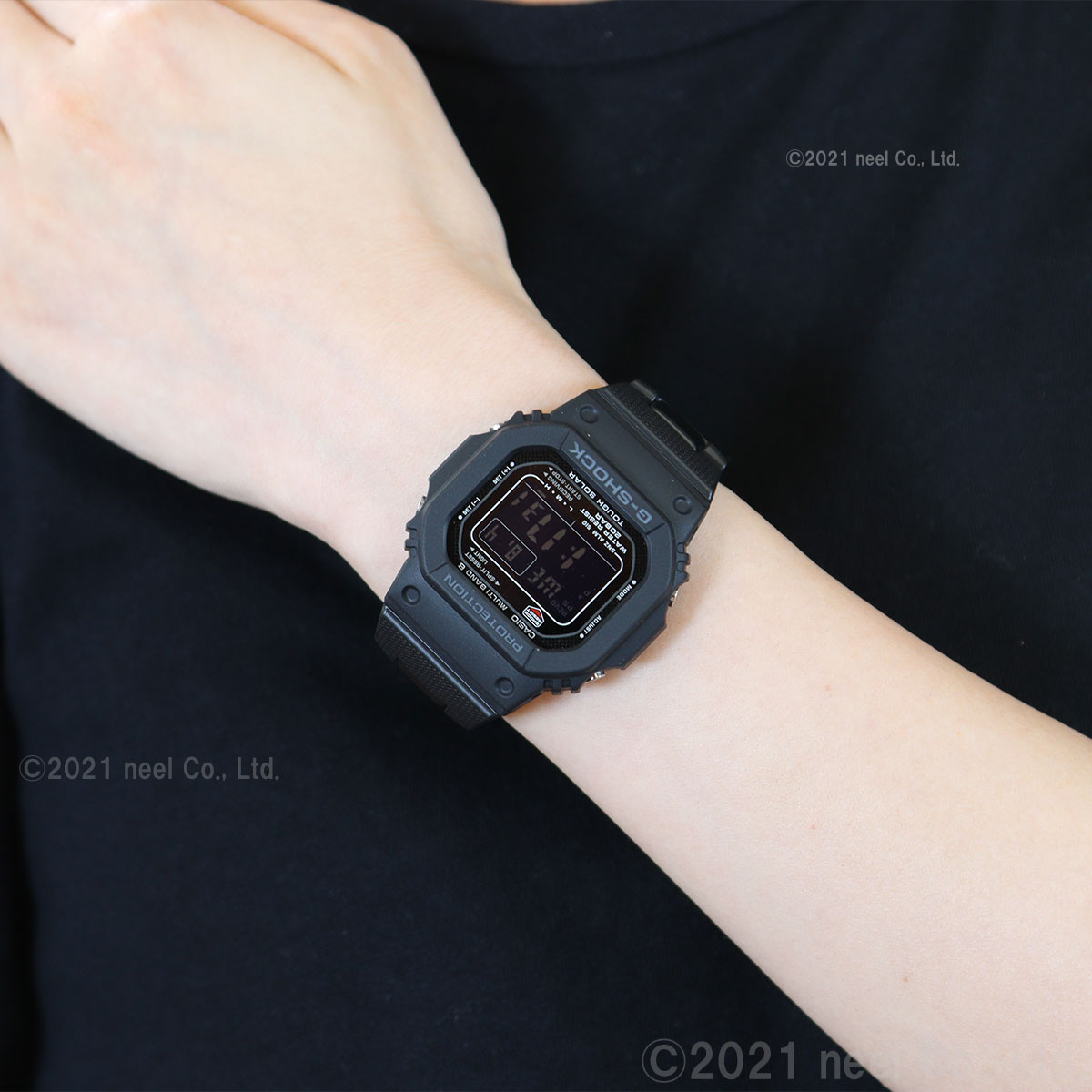 G-SHOCK Gショック GW-M5610UBC-1JF 電波 ソーラー 電波時計 5600 ブラック デジタル メンズ 腕時計 カシオ CASIO タフソーラー
