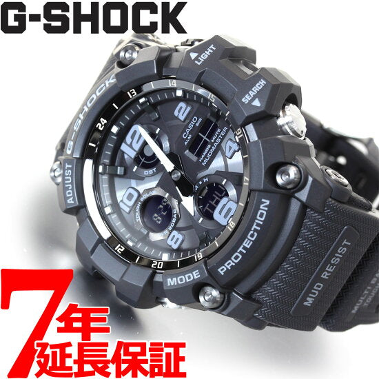 G-SHOCK 電波 ソーラー 電波時計 カシオ Gショック マッドマスター MUDMASTER 腕時計 メンズ MASTER OF G  GWG-100-1AJF