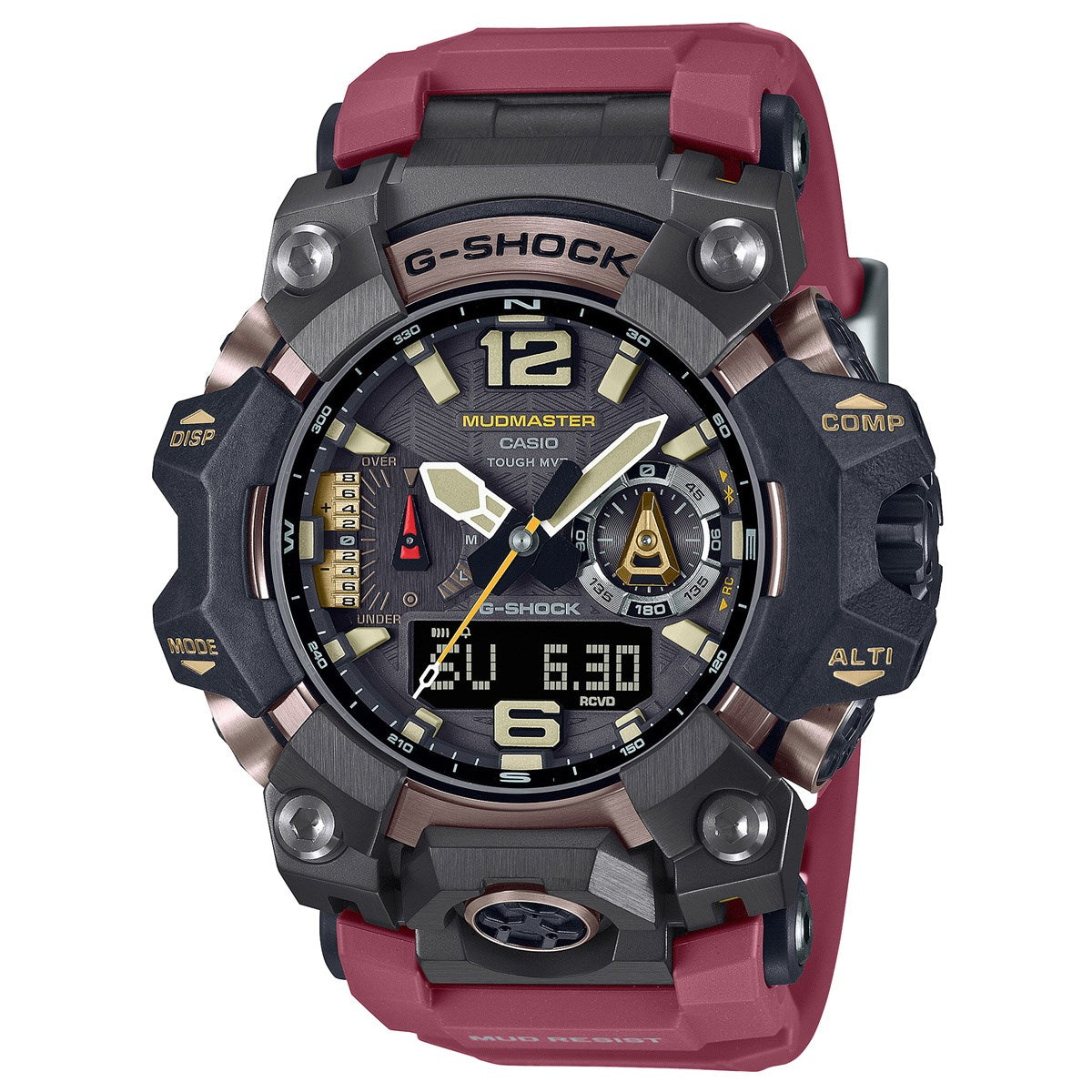 G-SHOCK 電波 ソーラー 電波時計 カシオ Gショック マッドマスター MUDMASTER 腕時計 メンズ MASTER OF G GWG-B1000-1A4JF