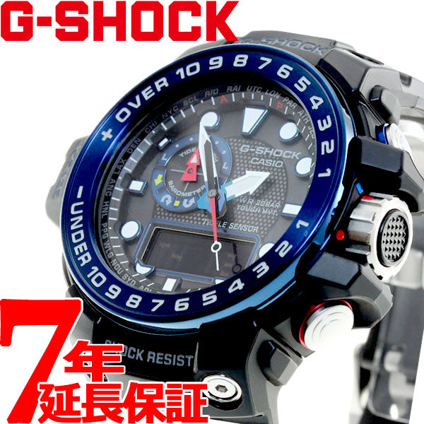 G-SHOCK 電波 ソーラー 電波時計 ブラック Gショック ガルフマスター ...