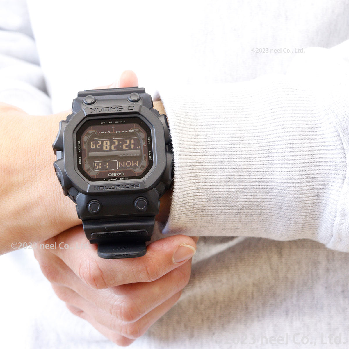 G-SHOCK 電波 ソーラー 電波時計 ブラック タフソーラー 腕時計 メンズ デジタル GXW-56BB-1JF