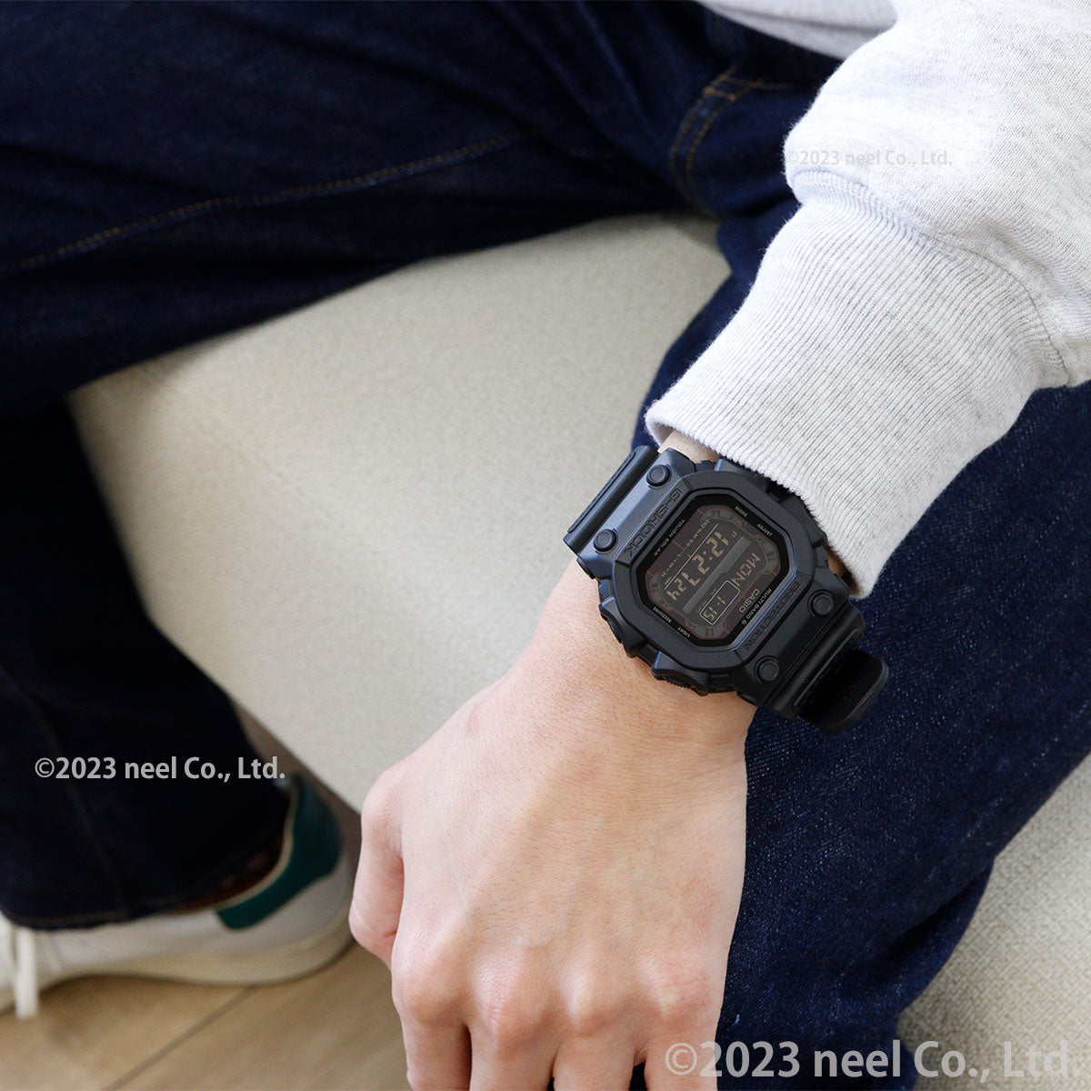 G-SHOCK 電波 ソーラー 電波時計 ブラック タフソーラー 腕時計 メンズ デジタル GXW-56BB-1JF