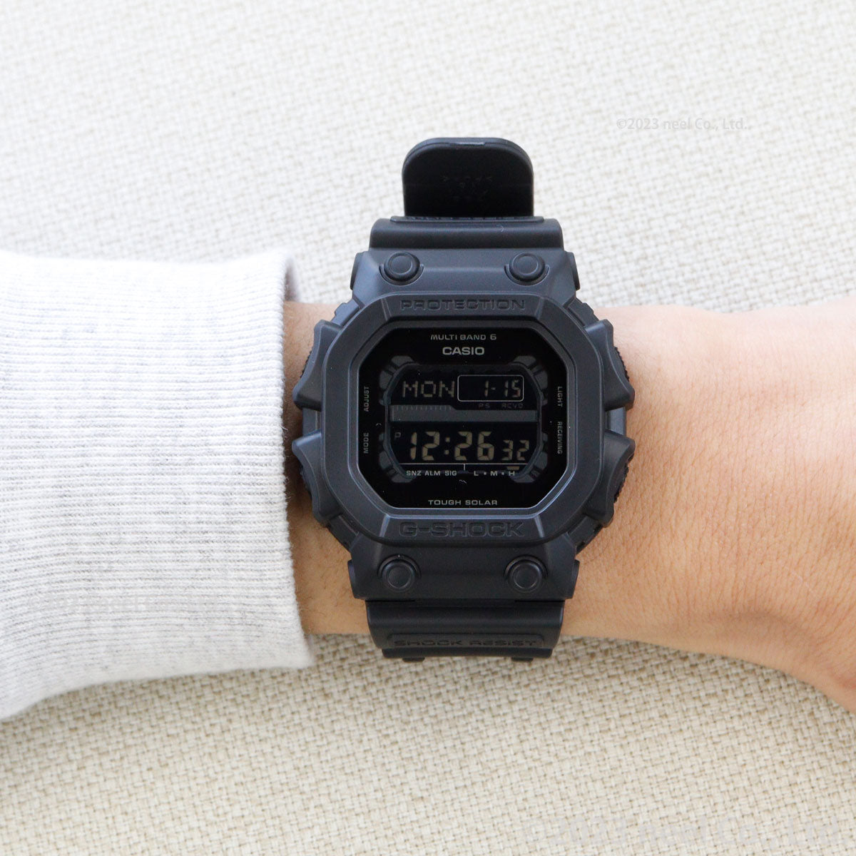 G-SHOCK 電波 ソーラー 電波時計 ブラック タフソーラー 腕時計 メンズ デジタル GXW-56BB-1JF