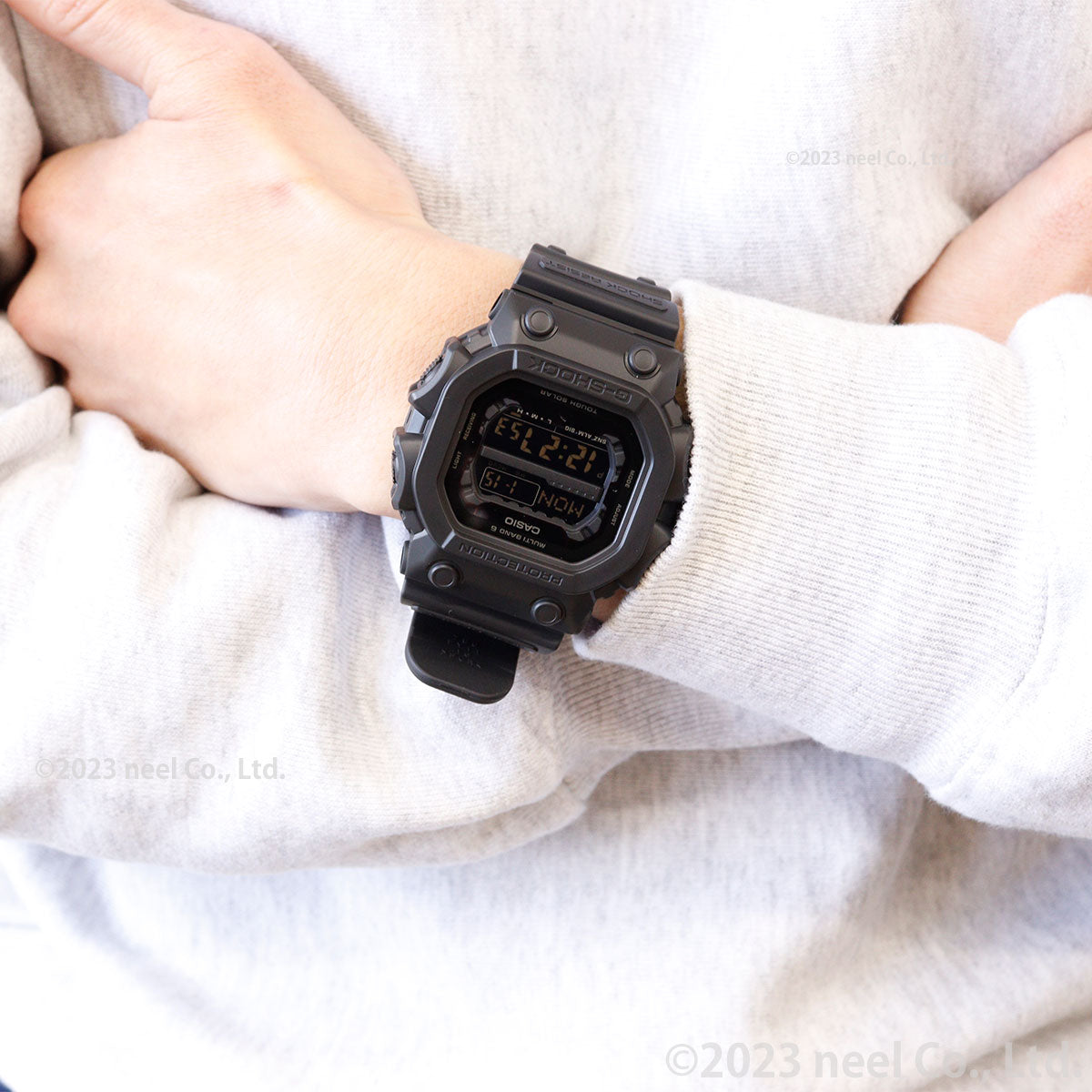G-SHOCK 電波 ソーラー 電波時計 ブラック タフソーラー 腕時計 メンズ デジタル GXW-56BB-1JF