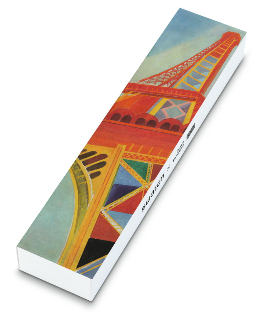 swatch スウォッチ 腕時計 メンズ レディース オリジナルズ アートコラボ GENT SWATCH X CENTRE POMPIDOU EIFFEL TOWER BY ROBERT DELAUNAY GZ357