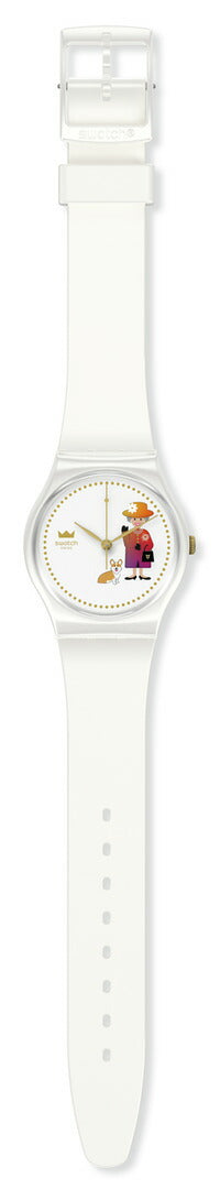 swatch スウォッチ 腕時計 メンズ レディース オリジナルズ ホワイト GENT HOW MAJESTIC JUBILEE GZ711