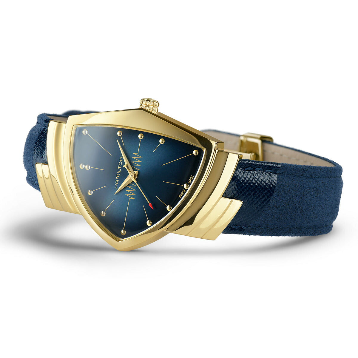 ハミルトン HAMILTON ベンチュラ クォーツ ブルー エルビス H24301941 腕時計 メンズ レディース VENTURA QUARTZ【正規品】【60回分割手数料無料!】