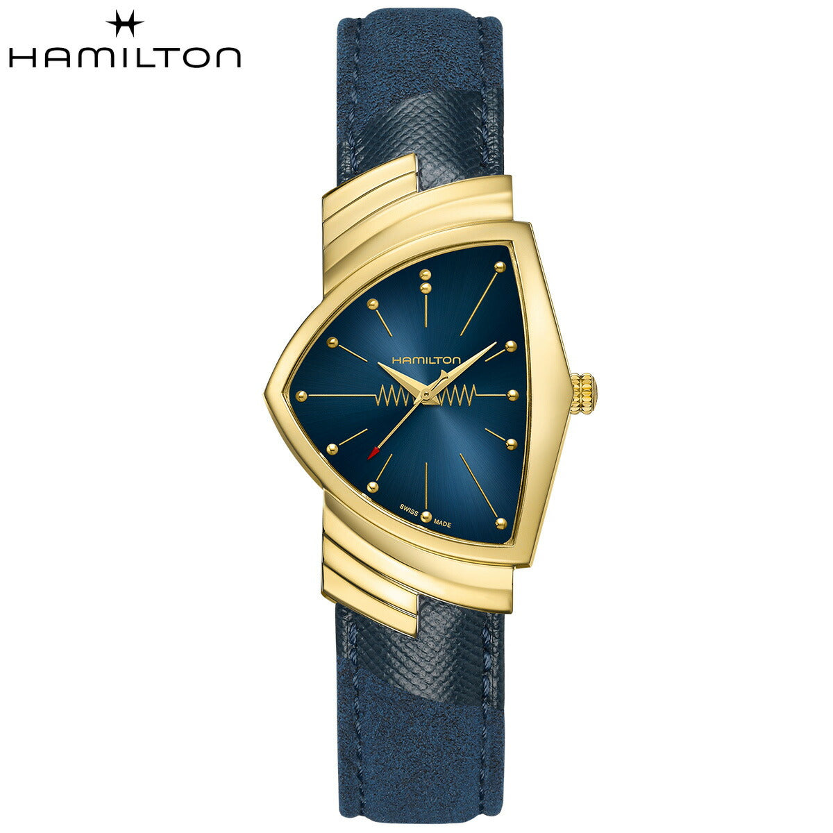ハミルトン HAMILTON ベンチュラ クォーツ ブルー エルビス H24301941 腕時計 メンズ レディース VENTURA QUARTZ【正規品】【60回分割手数料無料!】