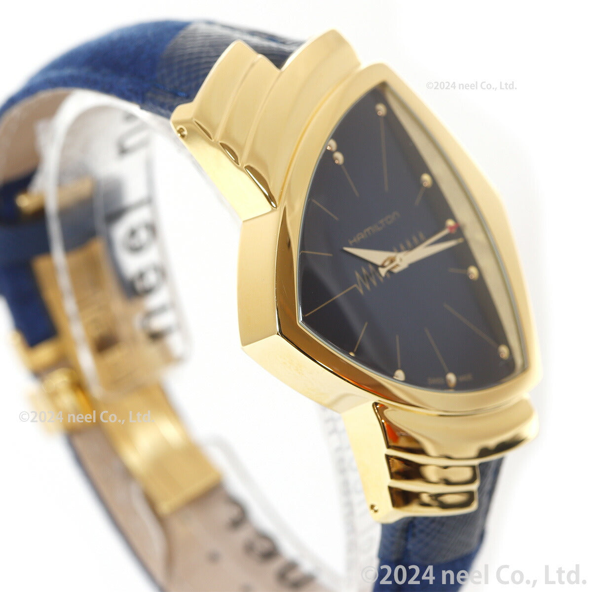 ハミルトン HAMILTON ベンチュラ クォーツ ブルー エルビス H24301941 腕時計 メンズ レディース VENTURA QUARTZ【正規品】【60回分割手数料無料!】