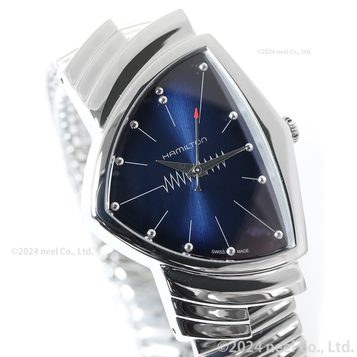 ハミルトン HAMILTON ベンチュラ クォーツ ブルー エルビス H24411142 腕時計 メンズ レディース VENTURA QUARTZ【正規品】【60回分割手数料無料!】