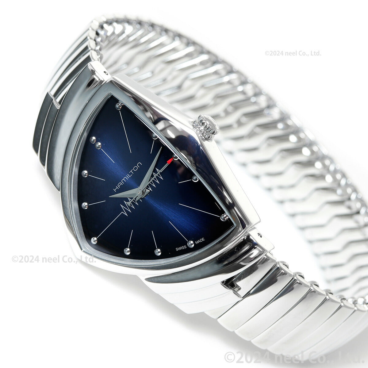 ハミルトン HAMILTON ベンチュラ クォーツ ブルー エルビス H24411142 腕時計 メンズ レディース VENTURA QUARTZ【正規品】【60回分割手数料無料!】