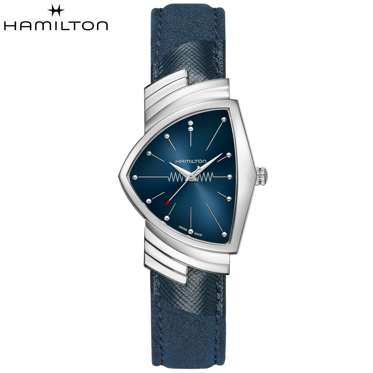 ハミルトン HAMILTON ベンチュラ クォーツ ブルー エルビス H24411942 腕時計 メンズ レディース VENTURA QUARTZ【正規品】【60回分割手数料無料!】