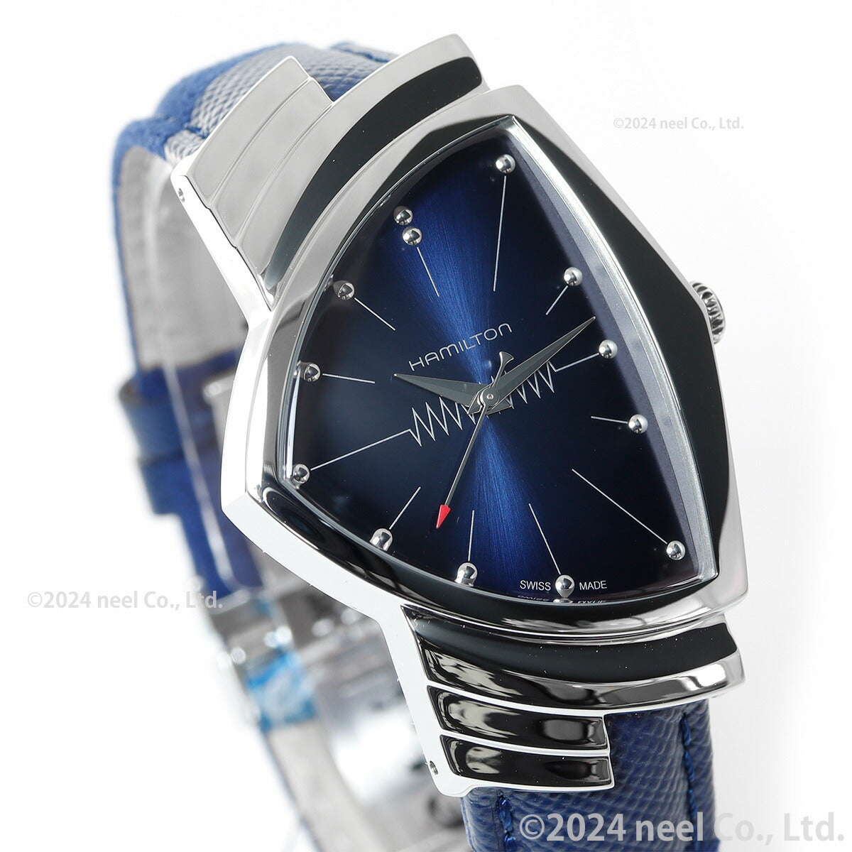 ハミルトン HAMILTON ベンチュラ クォーツ ブルー エルビス H24411942 腕時計 メンズ レディース VENTURA QUARTZ【正規品】【60回分割手数料無料!】