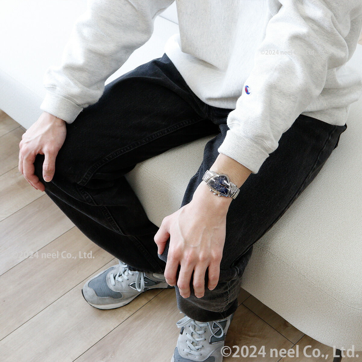 ハミルトン HAMILTON ベンチュラ クロノ クォーツ ブルー エルビス H24432141 腕時計 メンズ レディース VENTURA CHRONO QUARTZ【正規品】【60回分割手数料無料!】