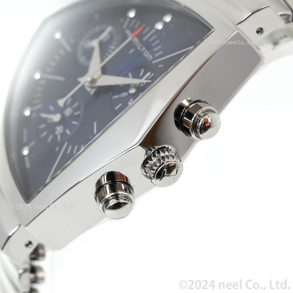 ハミルトン HAMILTON ベンチュラ クロノ クォーツ ブルー エルビス H24432141 腕時計 メンズ レディース VENTURA CHRONO QUARTZ【正規品】【60回分割手数料無料!】