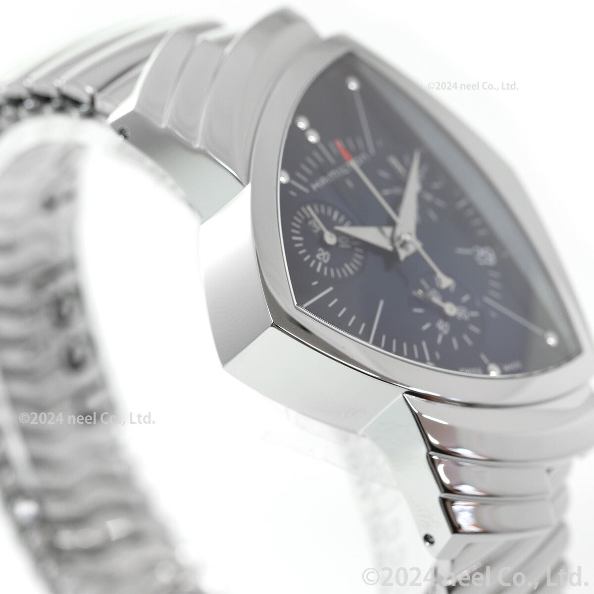 ハミルトン HAMILTON ベンチュラ クロノ クォーツ ブルー エルビス H24432141 腕時計 メンズ レディース VENTURA CHRONO QUARTZ【正規品】【60回分割手数料無料!】